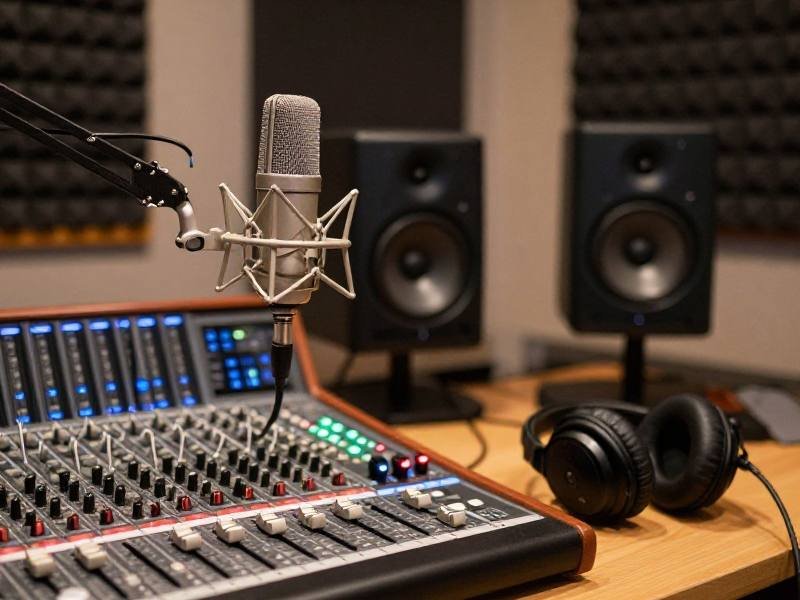 Professionelles Tonstudio Equipment